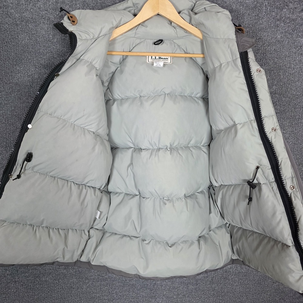 Vintage LL Bean Goose Down Parka Jacket Mens M Puffer Coat Freeport Maine USA - Picture 5 of 13